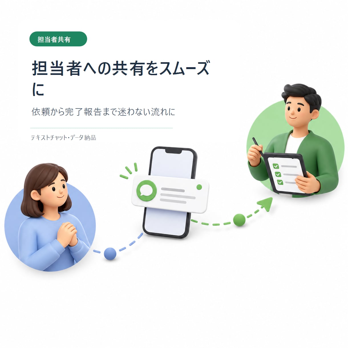 LINE受付アプリを設計します LINE依頼受付と担当通知を整理 イメージ6