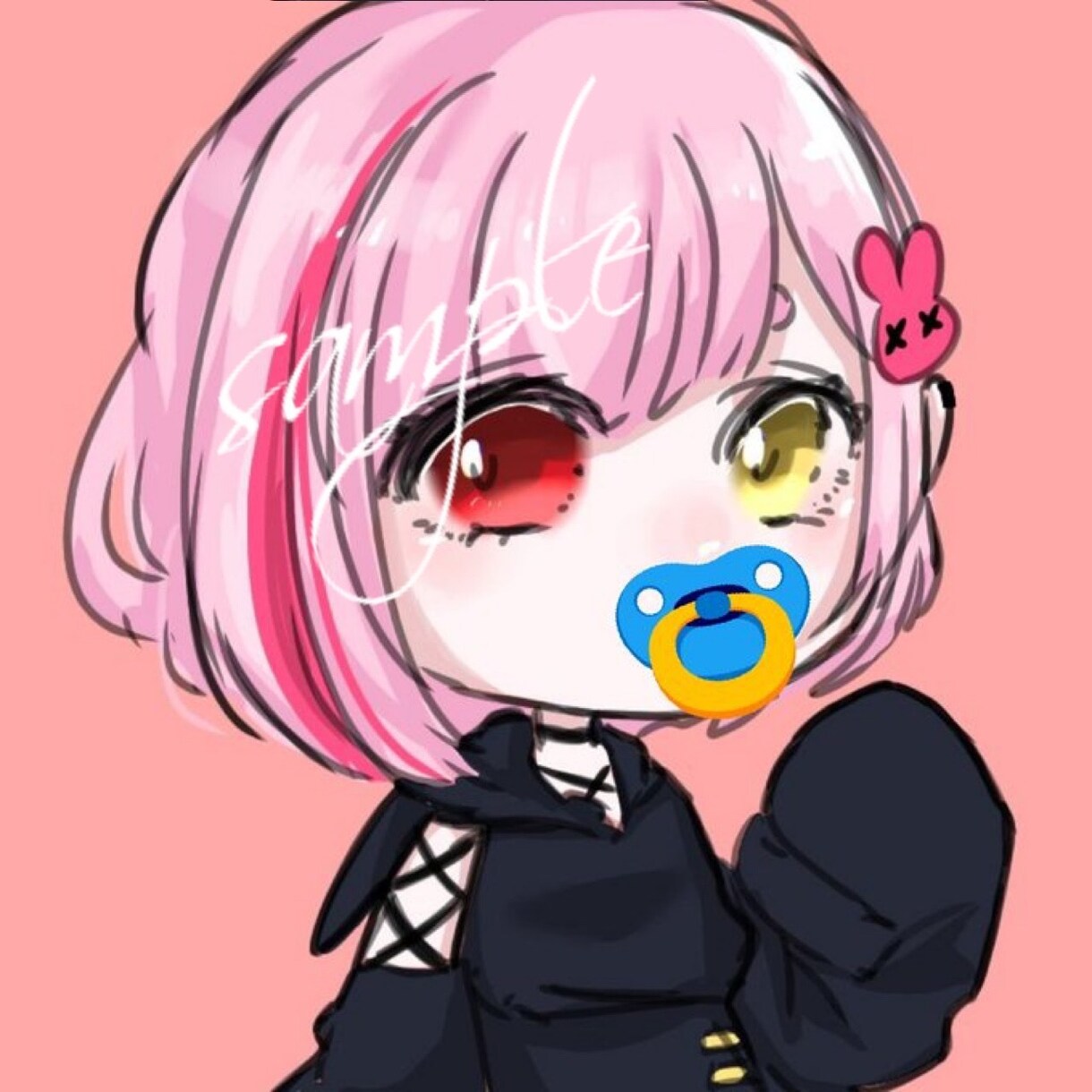透明感のあるイラスト制作致します SNSアイコン、動画用1枚絵、キャラデザなど様々なイラスト イメージ9