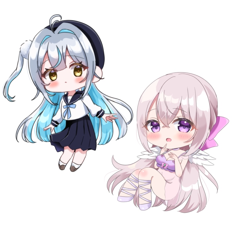 3名様限定 お安くミニキャラ制作します 配信やグッズ等でお使いください イメージ2
