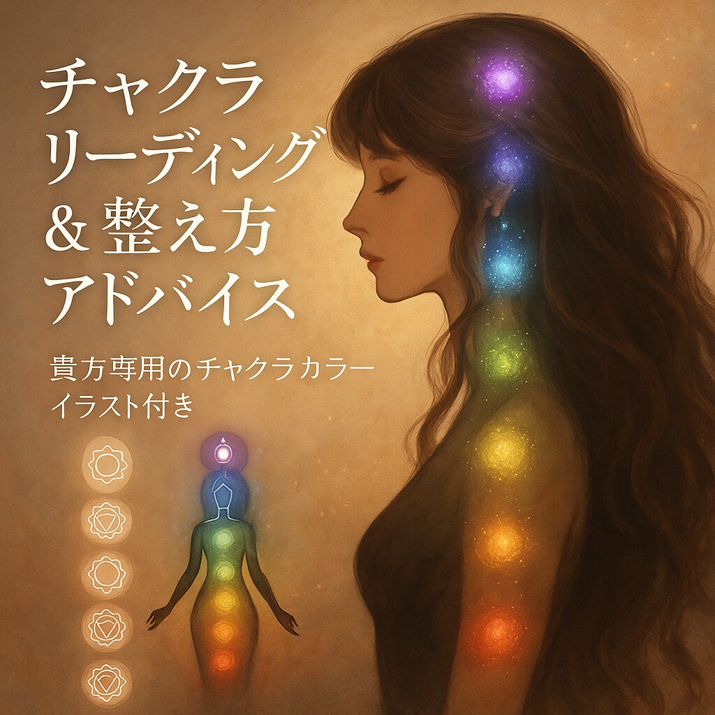 チャクラの健康診断鑑定＆チャクライラスト描きます その不調チャクラのエラーによる症状かもしれません イメージ1