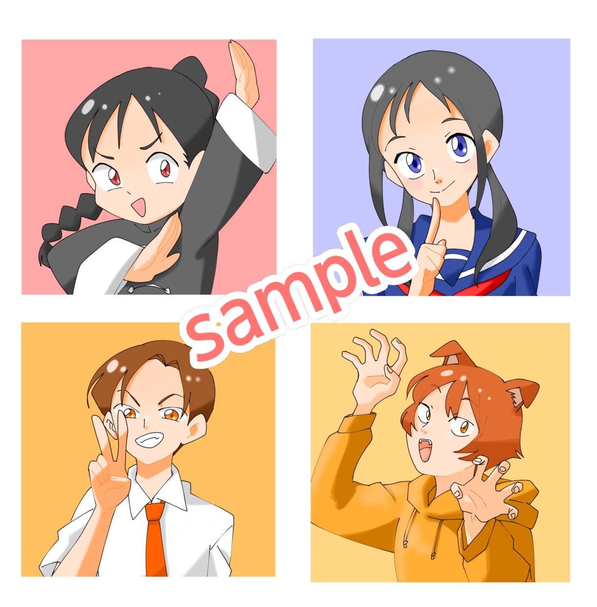 素朴でかわいいアイコン作成いたします SNS、ブログ、いろんな場面で使えるイラストいかがですか？ イメージ9