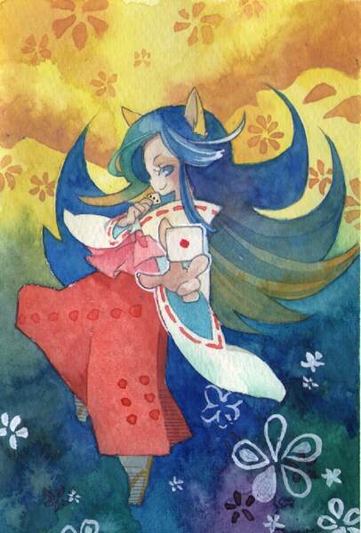 【年賀ハガキにできます】コミック系水彩画描きます。 イメージ3