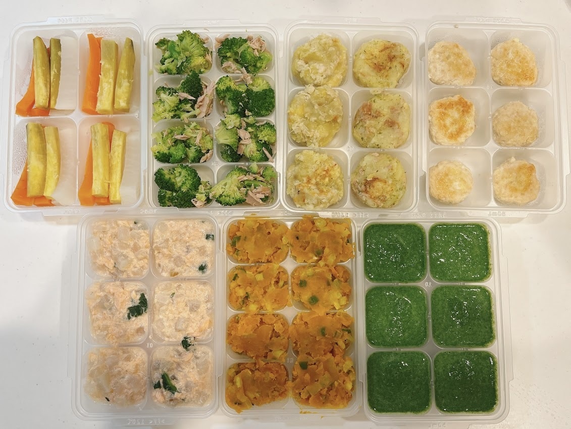月齢に応じた離乳食レシピ考えます 冷凍ストック可能な離乳食レシピ イメージ1