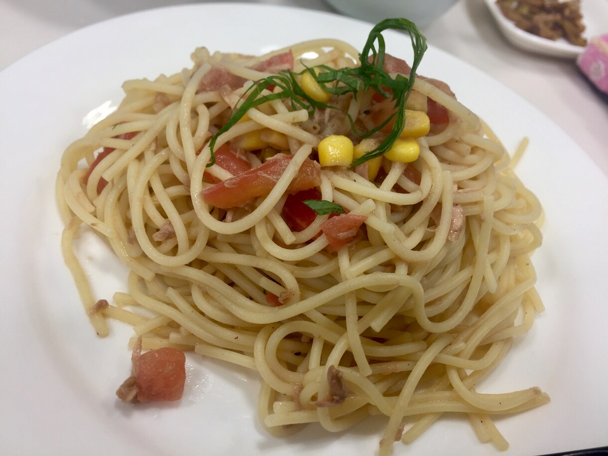 必見！！美味しすぎる冷製パスタのレシピ教えます ☆料理初心者、作るのがめんどくさい人にもオススメ！！ イメージ1