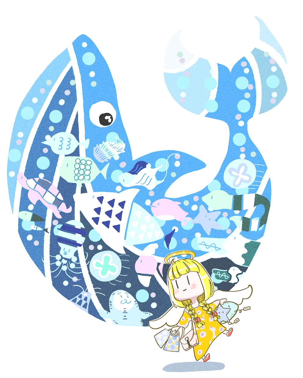 絵本のような、ゆるふわおしゃれイラストを描きます おしゃれでゆるい、気持ちが和らぐ一枚をプロがお描きします！ イメージ5