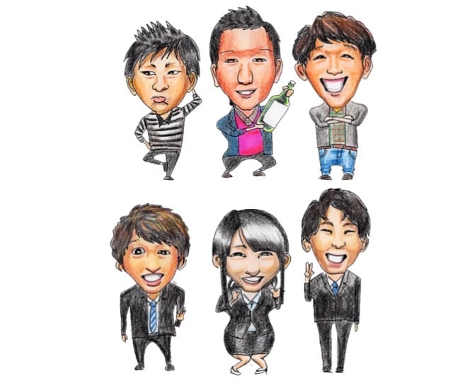 愛情たっぷりの似顔絵を描きます 誕生日/記念日/別れの季節に/SNSのアイコンに イメージ3