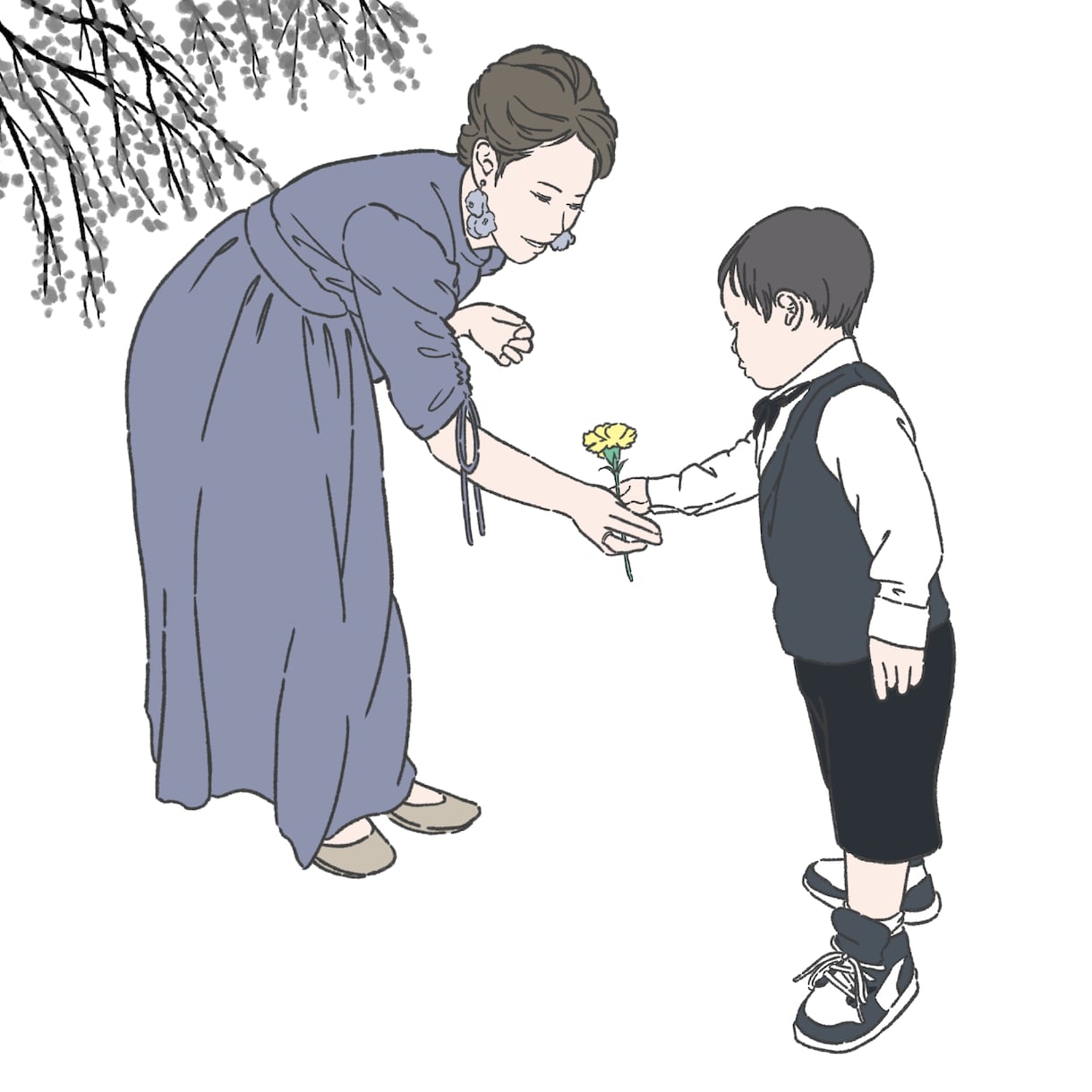 おしゃれな似顔絵イラストをお描きします データ納品も可！大切な方へのプレゼントにいかがでしょうか？ イメージ3