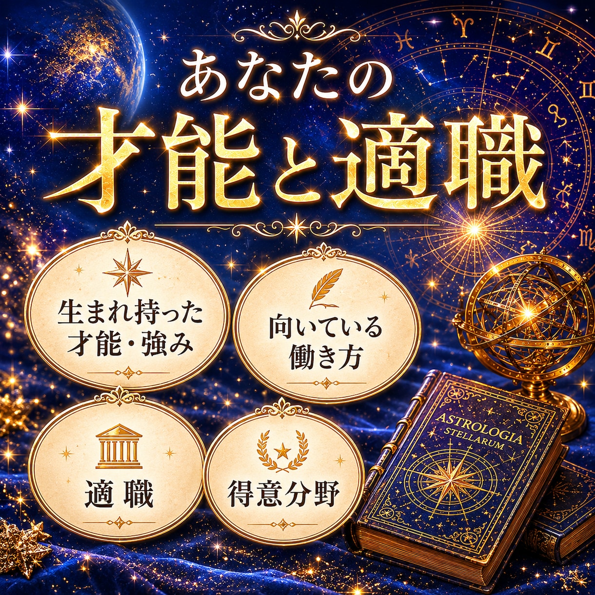 才能・適職・向いている仕事を占星術で読み解きます 天職に繋がる自分の強み、向いている働き方を徹底分析！ イメージ10