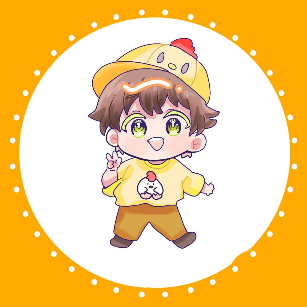 最短納品3日~！✎きゅるんとしたミニキャラかきます 個人様やVTuber様大歓迎…！1000円~描きます！ イメージ6