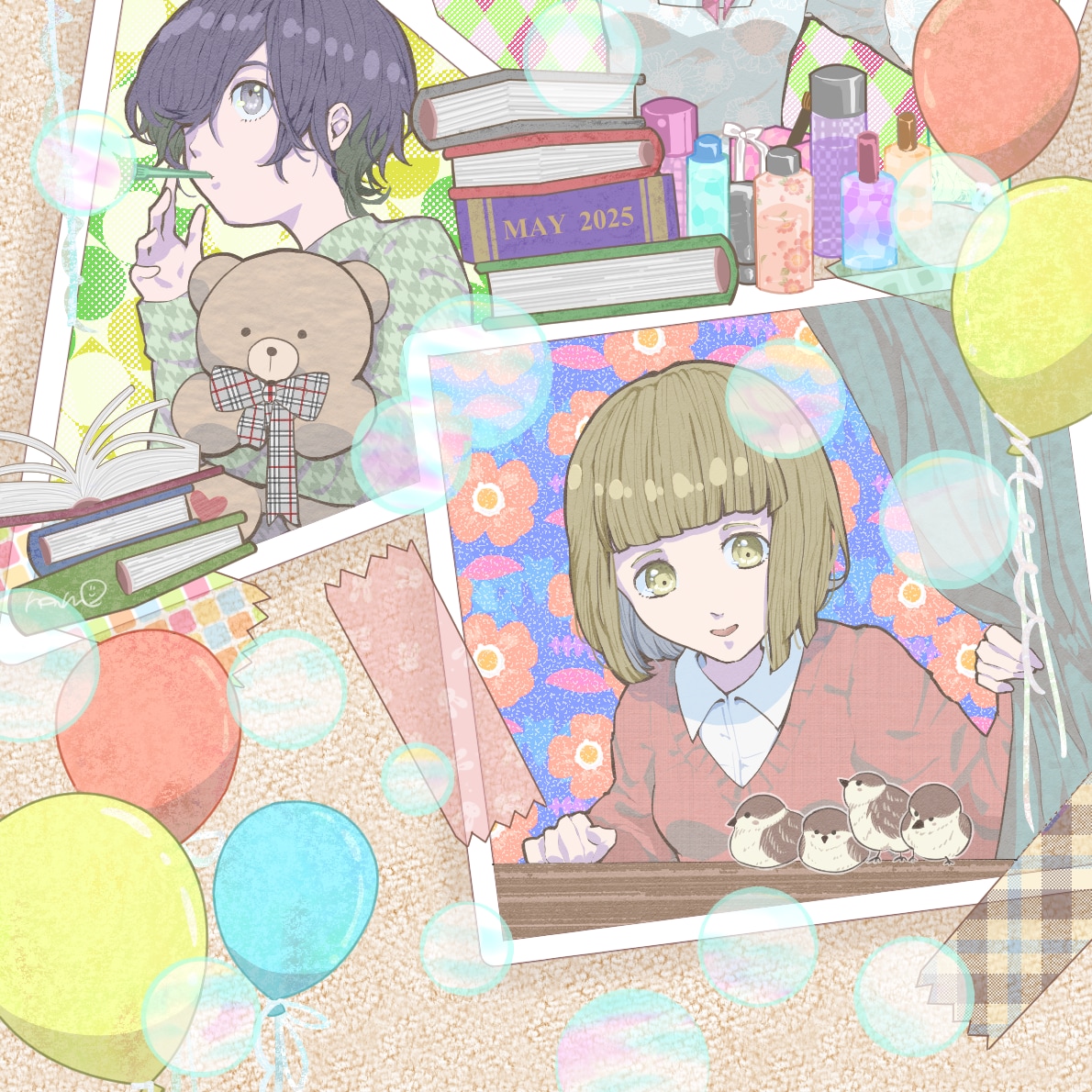繊細で可愛いキャラクターイラスト制作します 可愛く・綺麗・丁寧に仕上げます イメージ4
