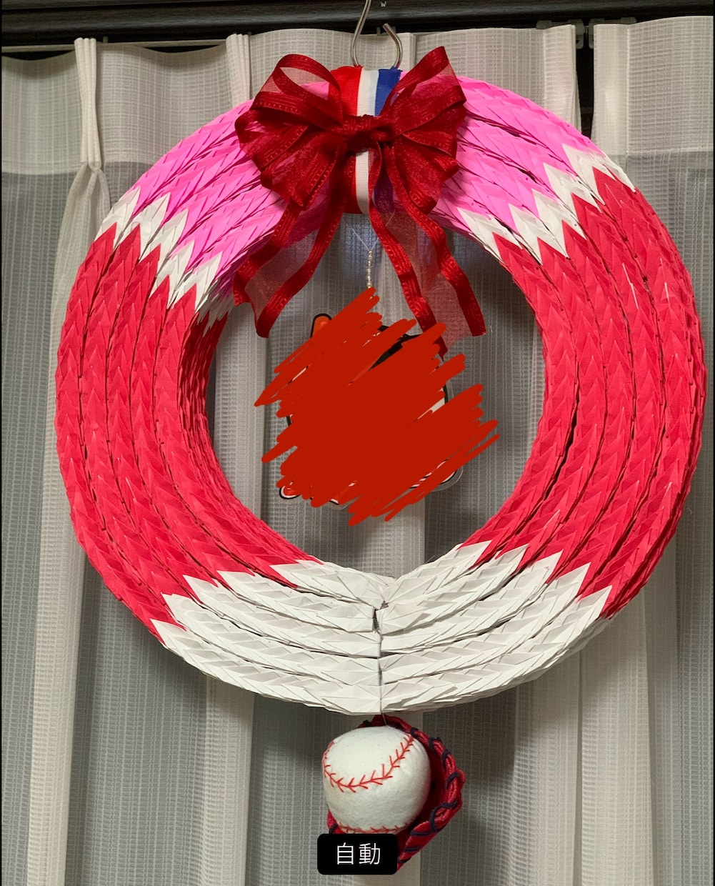 千羽鶴リース Amazon.co.jp: 白 折り鶴 千羽鶴 リース リボン付き 直径約21cm