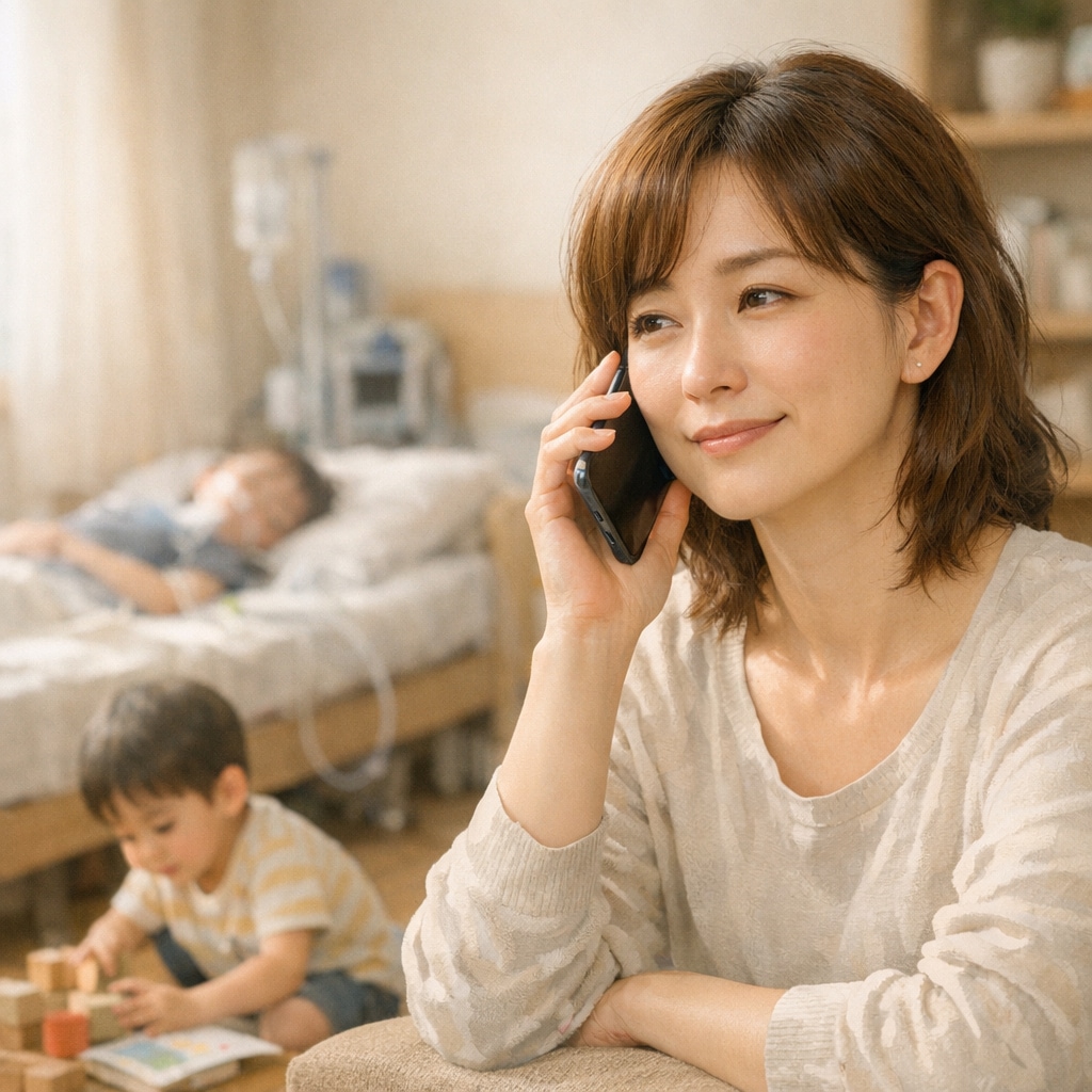 重度障がい児育児の本音を安心して話せます 一人で抱え込まないで。本音を安心して話せる場所です。 イメージ1