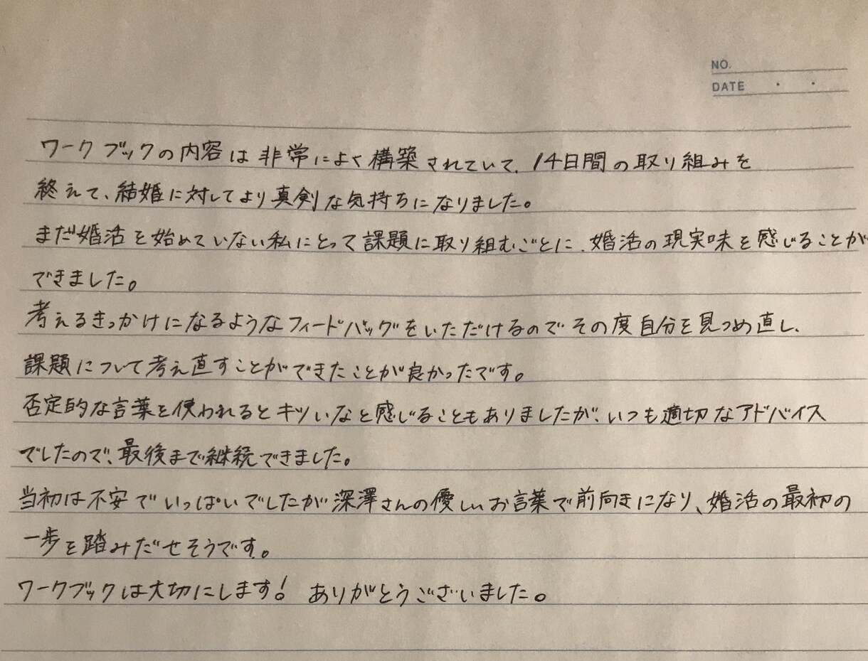 徹底的な自己分析から婚活プランを組み立てます 闇雲な婚活で消費していませんか？本当に必要なことがわかります イメージ9