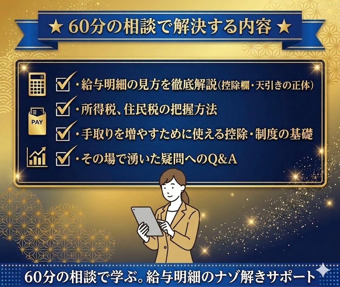 独立7年目FPが給与明細のナゾ、やさしく教えます 手取りが増えない”本当の理由”がわかります イメージ5