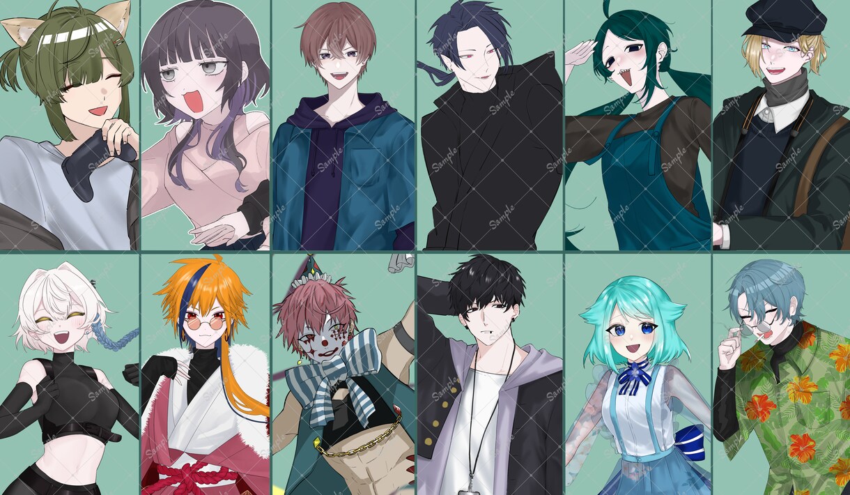 立ち絵描きます TRPG、配信立ち絵など短納期お求めの方へ イメージ5