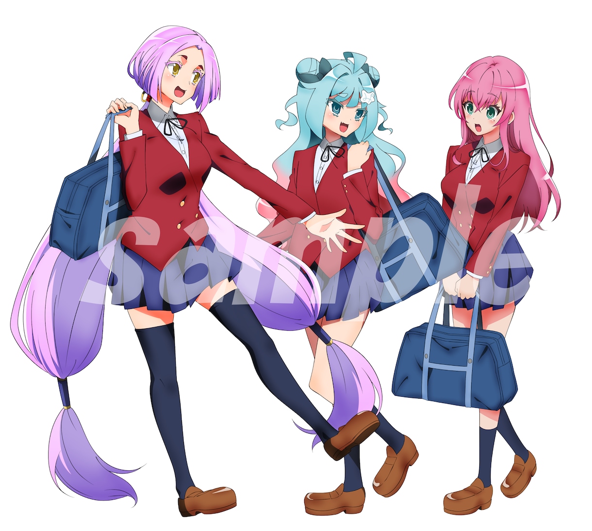 キャラクター立ち絵などなど描きます 動画投稿やSNS向け立ち絵やアイコン、サムネ等お描きします。 イメージ6