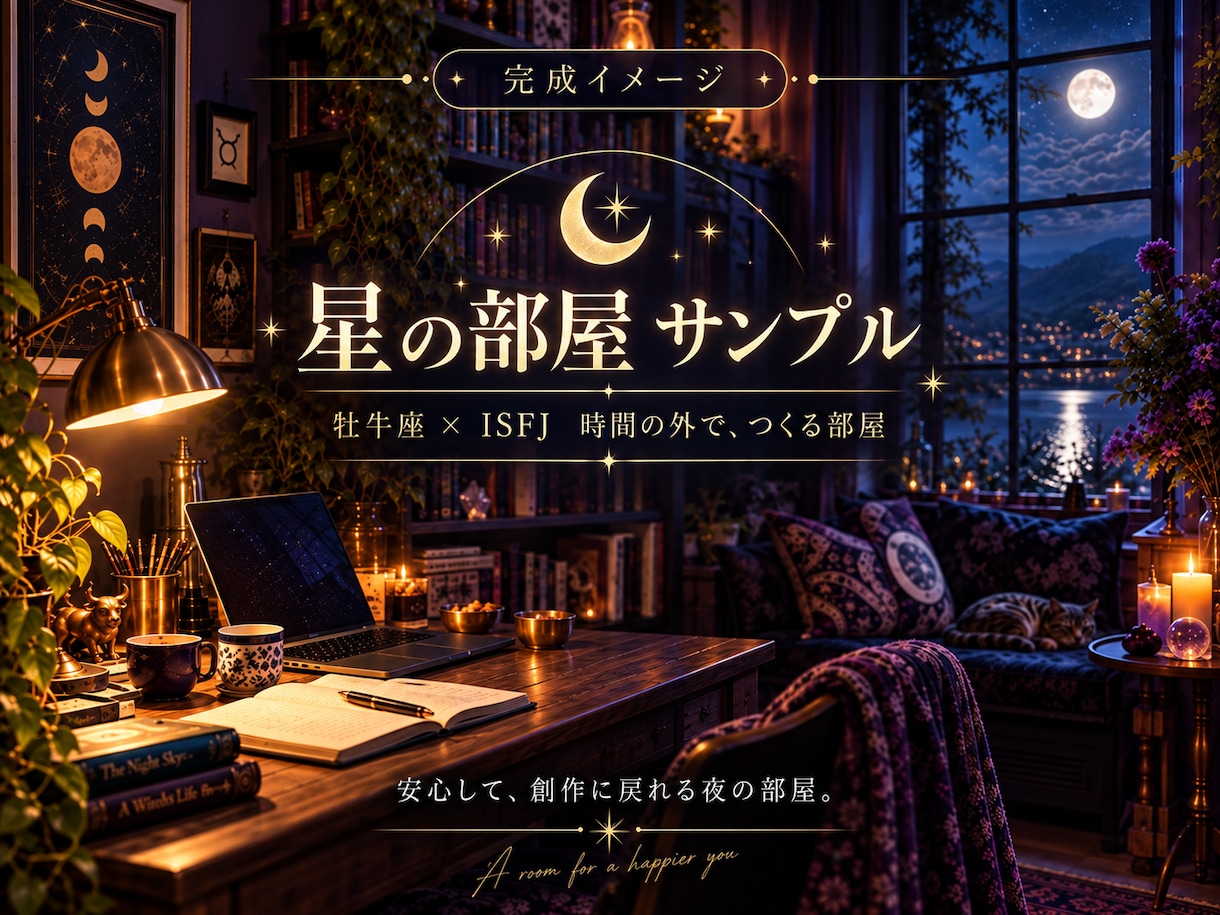 今の貴方を読み解き世界に1つの星の部屋を作ります 「占い×インテリア×音楽で“今のあなた“をひとつの空間に」 イメージ2