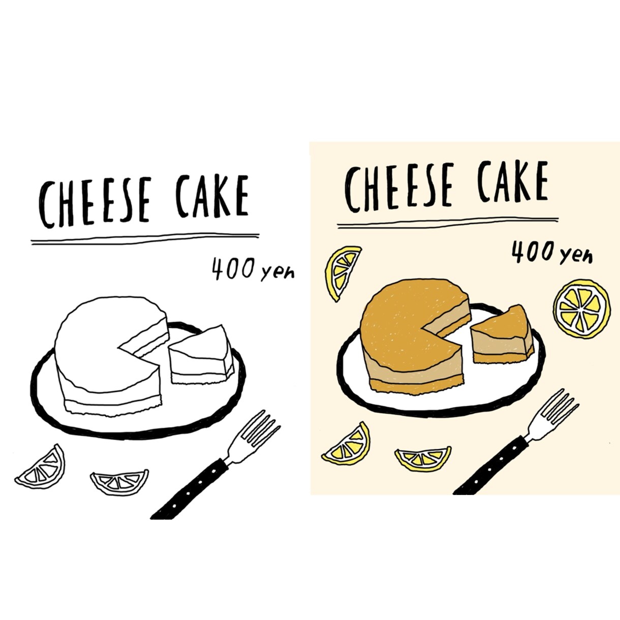 シンプルでお洒落なメニュー作ります 手書き風。今流行りのメニュー作ります！ イメージ1