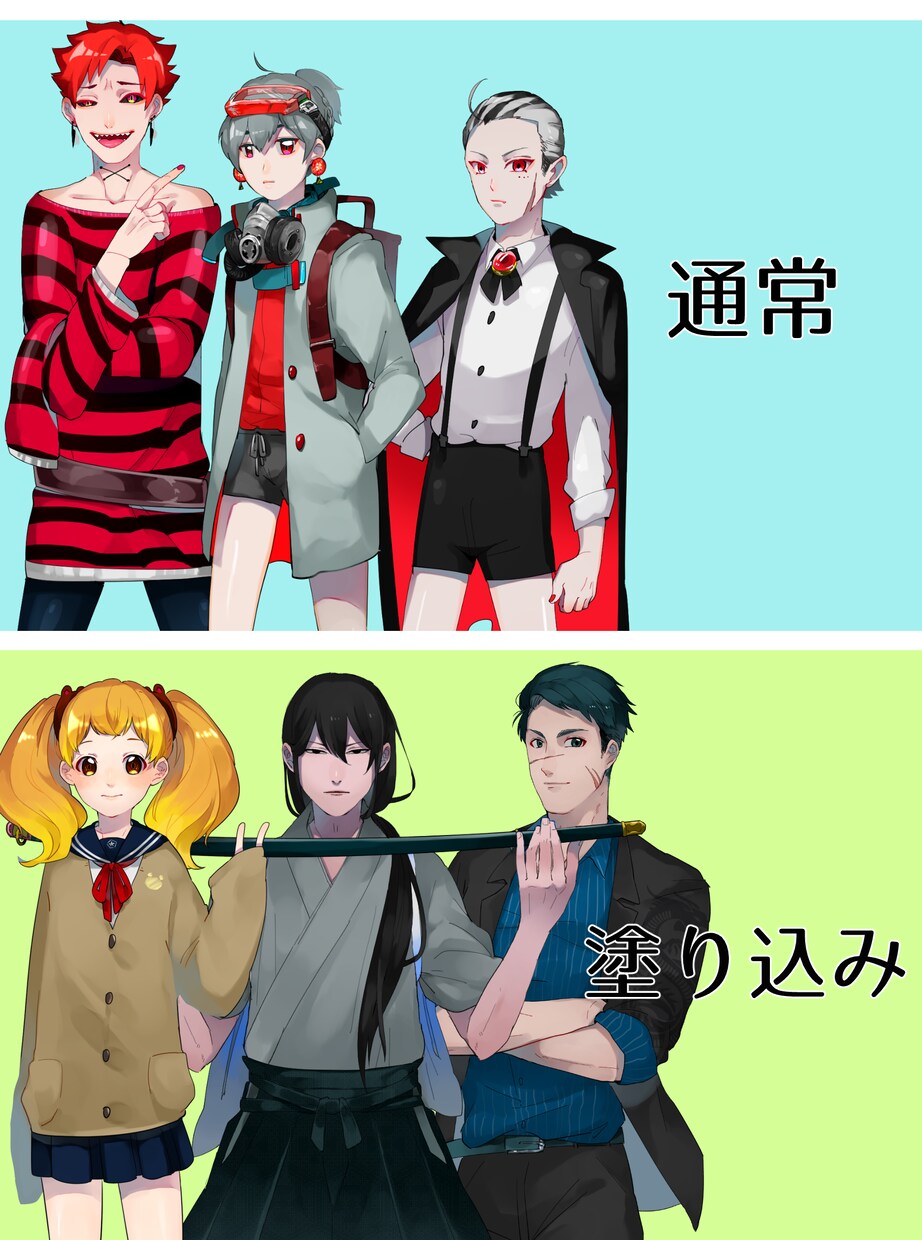 TRPGなどに使える立ち絵描きます キャラクターに愛着を持ちたい方向け イメージ3