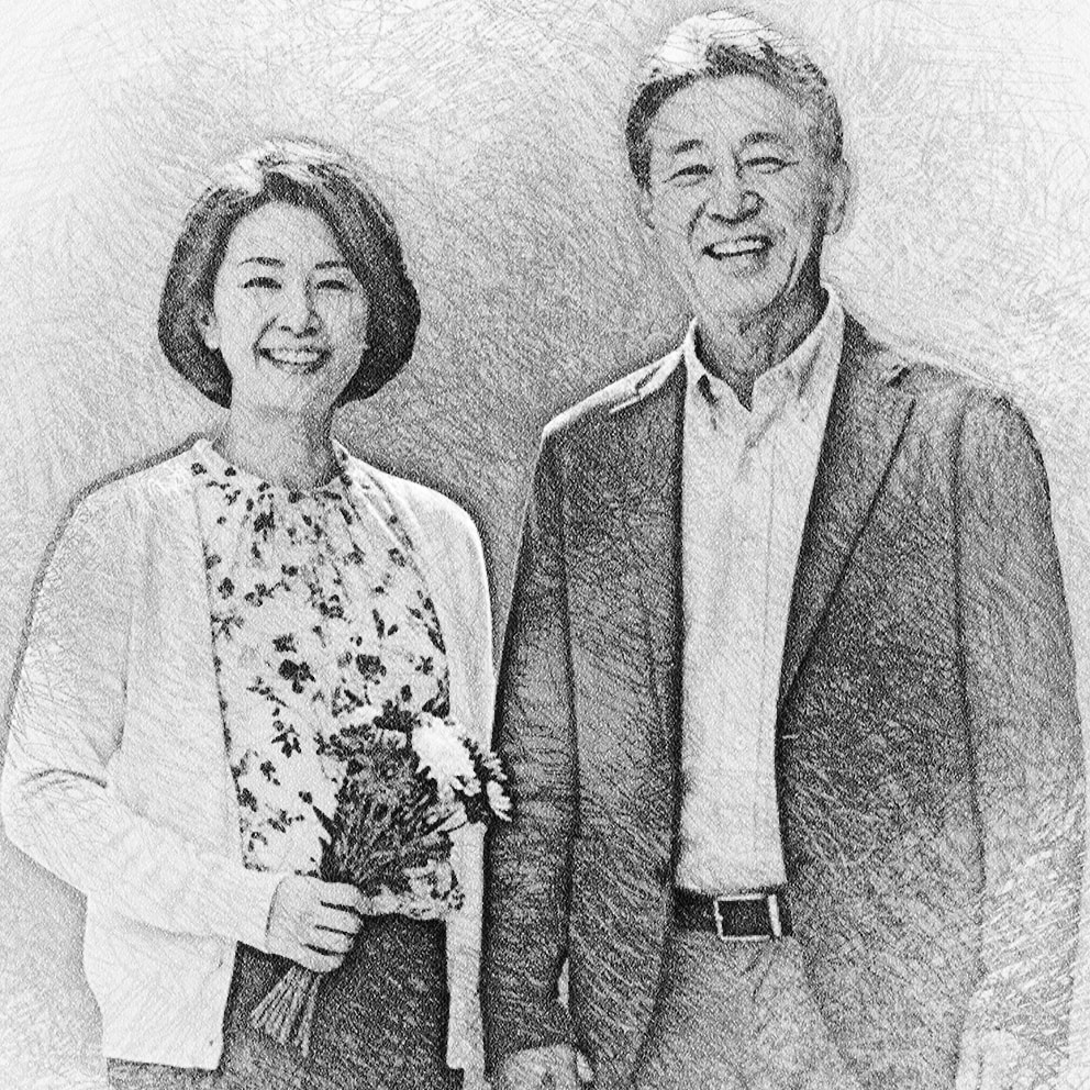 思い出のお写真を鉛筆画風イラストにします 大切な一枚を温かみのある手描き風に イメージ1