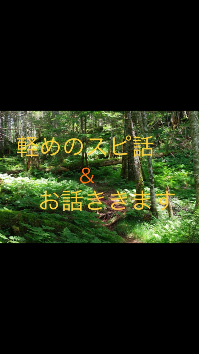 軽めのスピリチュアルトークや、ゆるめの傾聴をします 龍〜潜在意識〜風の時代、話したい時や自分に向き合うサポート イメージ1