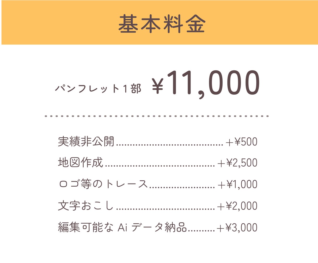 A4二つ折り・三つ折りパンフレットを制作します 情報整理をして伝わるパンフレットを制作します イメージ2