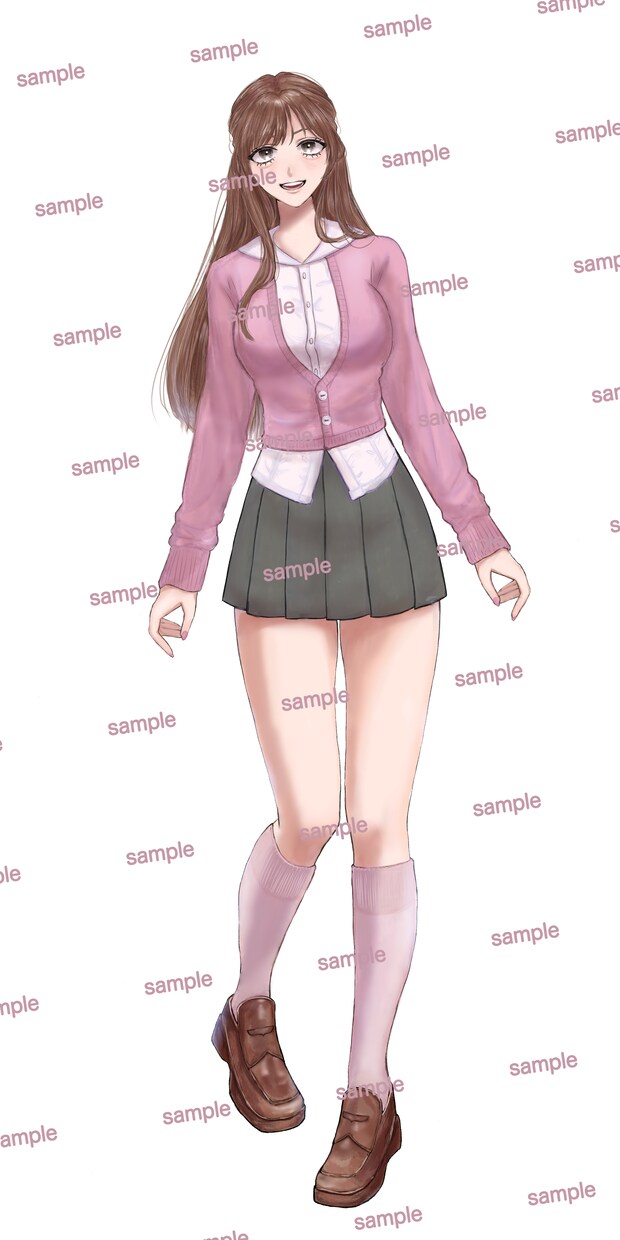 イリアム配信等で使える完成品立ち絵を販売します 表情の滑らかさにこだわって制作した可愛いイリアム立ち絵 イメージ3