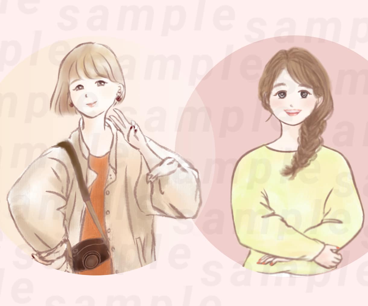ふんわり癒し系温かみのあるイラストお描きします ✧かわいい楽しいラフめな漫画風！親しみやすく伝わりやすい♪ イメージ2