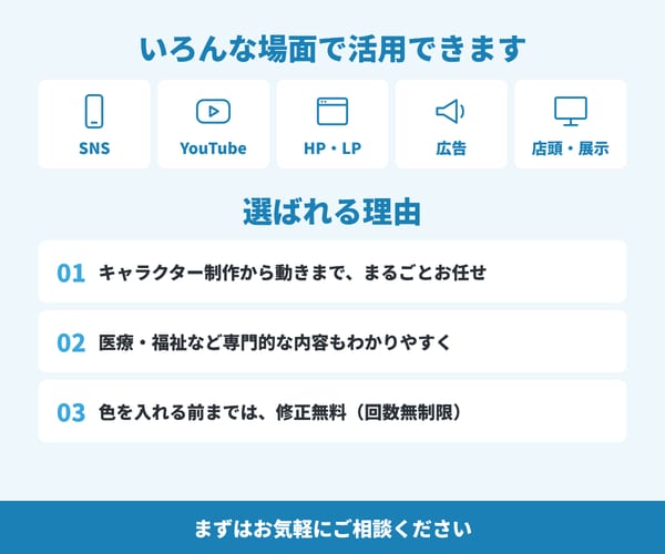ショート動画やキャラクターアニメーション制作します 動画制作からモーション、キャラクターアニメーションまで対応可 イメージ5