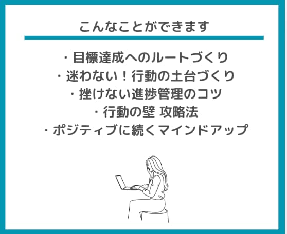 目標達成・習慣化に伴走します 行動が続く仕組みとマインドアップサポート【３０日間】 イメージ3