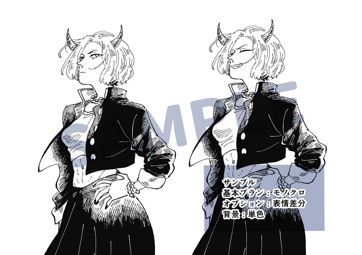 コミック調キャラクターイラスト描きます 漫画の一コマのような感情が伝わるキャラ絵が欲しい方へ イメージ2