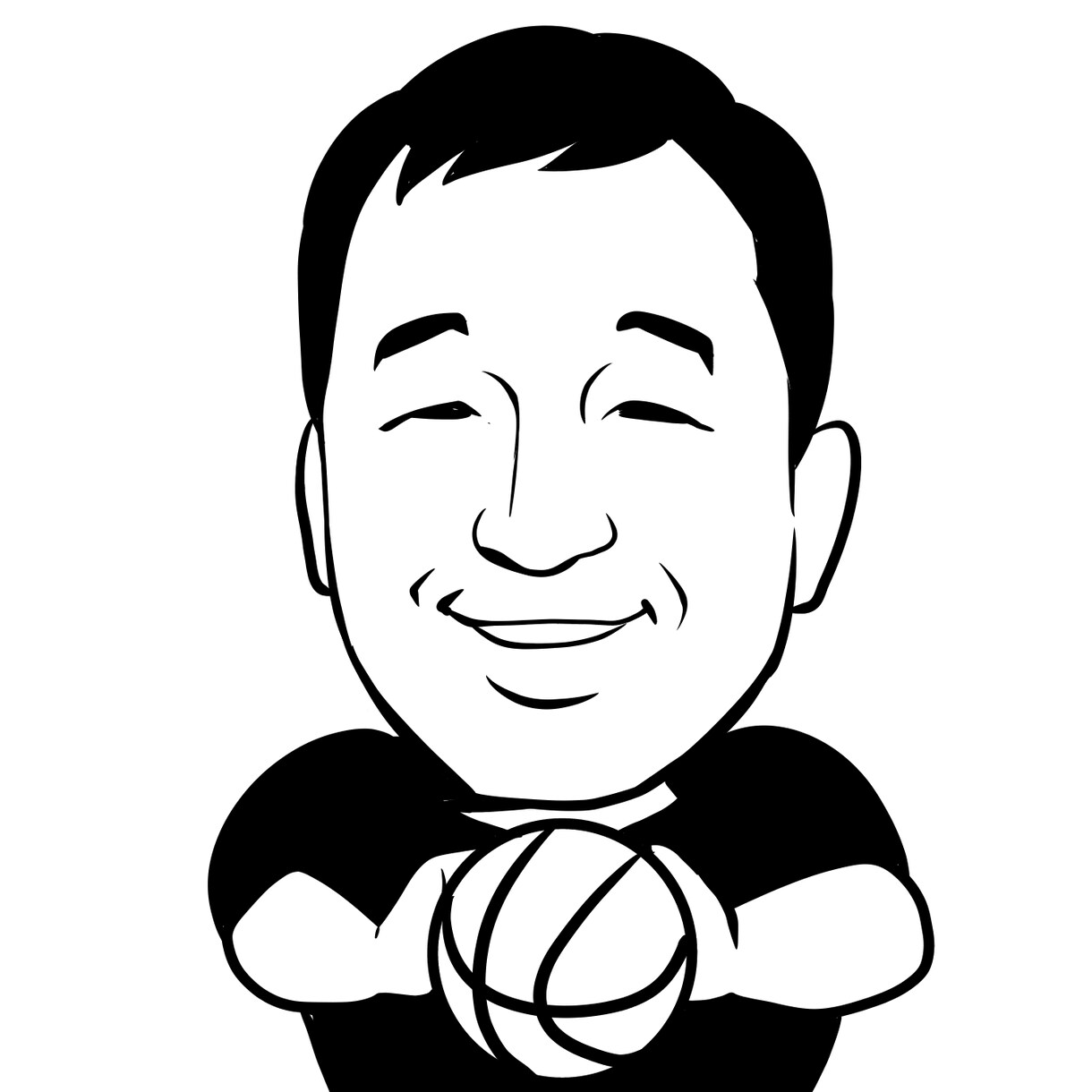お仕事道具や小物の白黒似顔絵作成します あなたらしさと大切な道具を描く、おしゃれな白黒似顔絵 イメージ1
