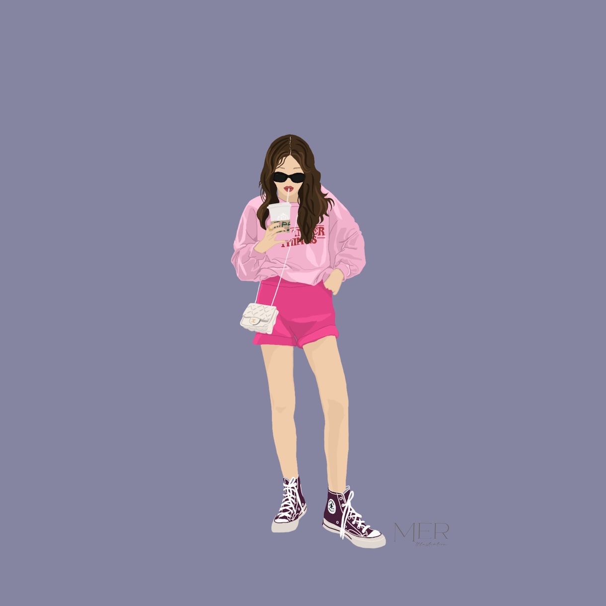 SNSアイコン｜ゆるかわ・おしゃれイラスト描きます 写真をもとに、あなただけの特別なアイコンを作成します イメージ4