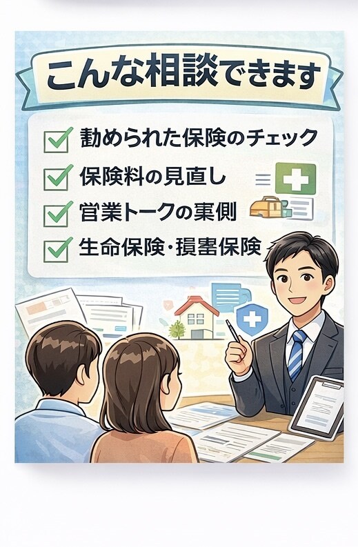 勧められた保険、本当に必要かチェックします 保険業界FPが営業トークの裏側まで客観チェック イメージ2