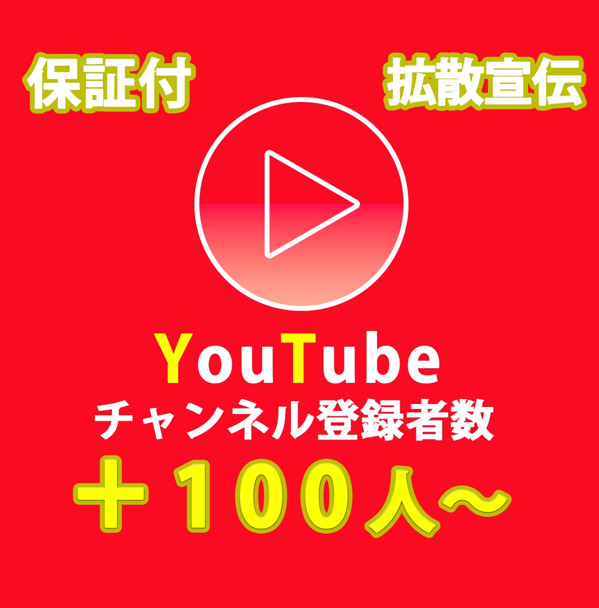 YOUTUBEチャンネルを宣伝して登録者増やします 安心の保証付。宣伝活動致します。 イメージ1