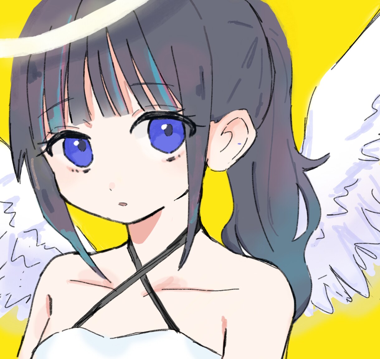 女の子のバストアップイラストを作成します バストアップの女の子を描きます！アイコンなど イメージ1