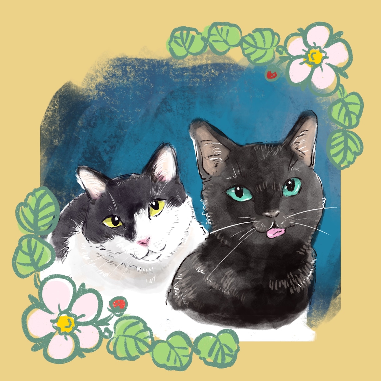 あなたのペットを可愛くそっくりに描きます 大切なペットとの思い出を形に。 イメージ2