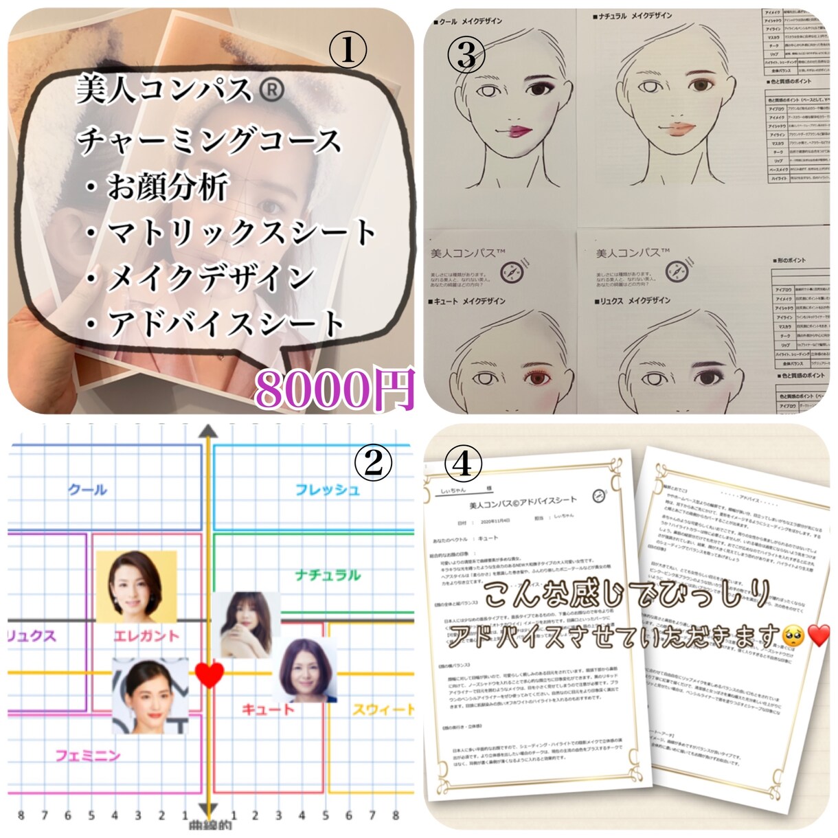 4000万通りの組み合わせから最適メイクを教えます 自分の魅力を生かした美人メイクを知りたいあなたにオススメ イメージ1