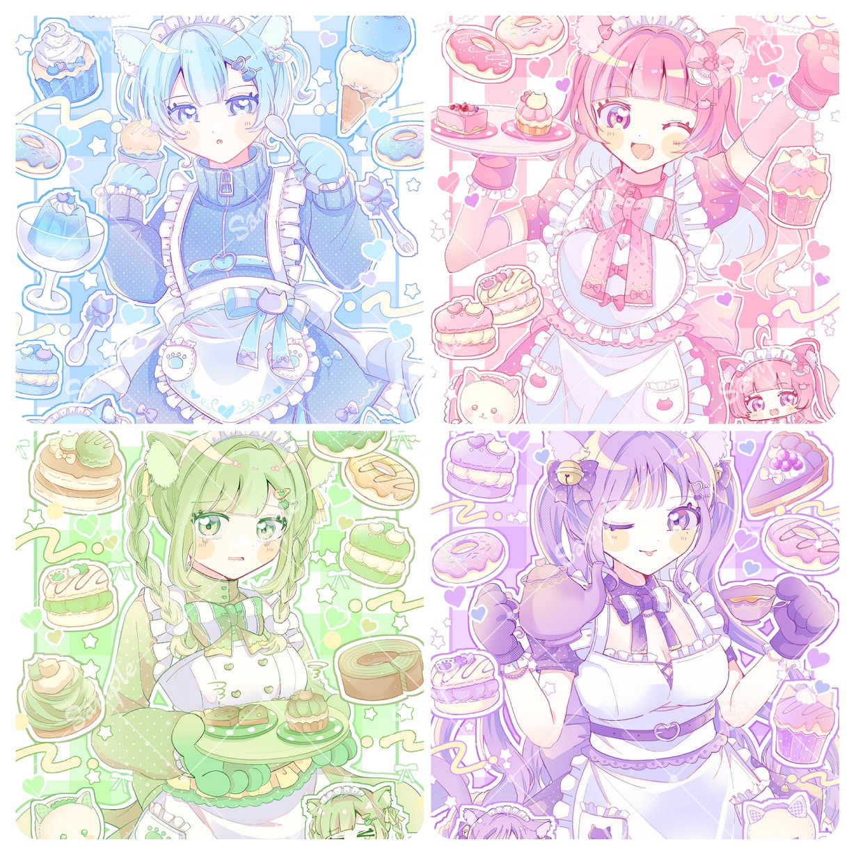 用途に合わせた1枚絵を描きます パステルで可愛い1枚絵を制作します！ イメージ4