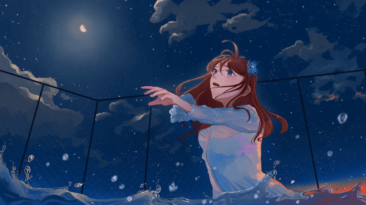 MVイラストや表紙に!素敵な一枚絵作成いたします 目を惹かれる個性的な一枚絵の作成 イメージ2