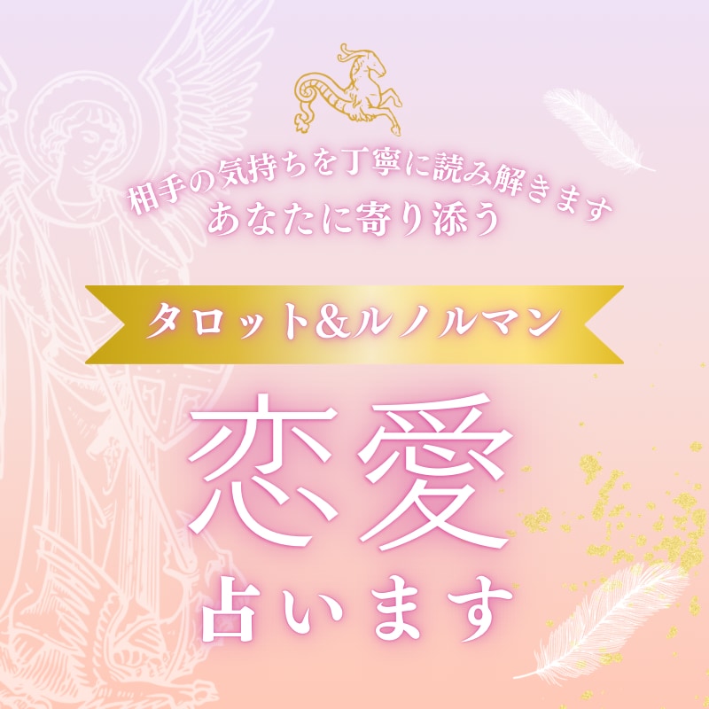 お相手の気持ちをタロット✴︎ルノルマンで占います ♡気になる相手の【本心】を覗いてみませんか？♡ イメージ1
