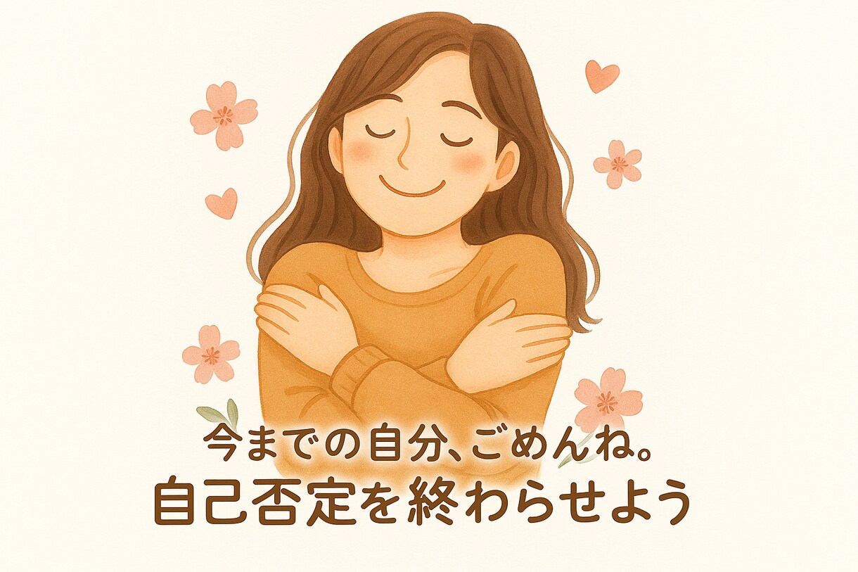 あなたは、ダメじゃない。自己否定を終わらせます 自分を好きになる1歩を、一緒に探しましょう☆ イメージ1