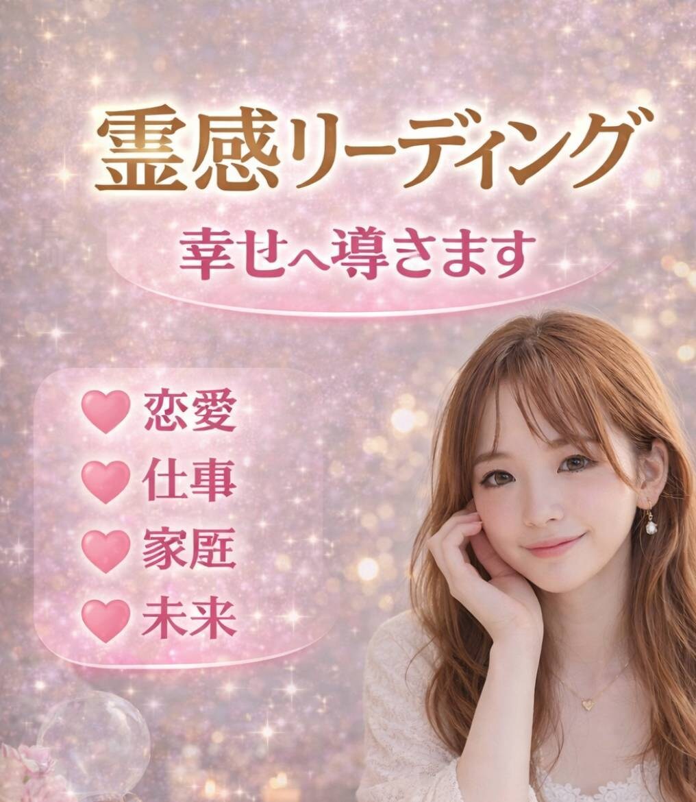 恋愛の気持ち・本音を直感リーディンしグます 相手の気持ち、不倫、結婚、仕事、お金、霊感リーディングします イメージ1