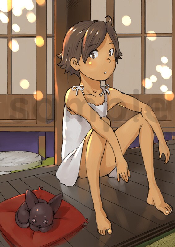 ほのぼのほんわか優しいイラストを描きます 子供をテーマに一枚絵を描きます イメージ10