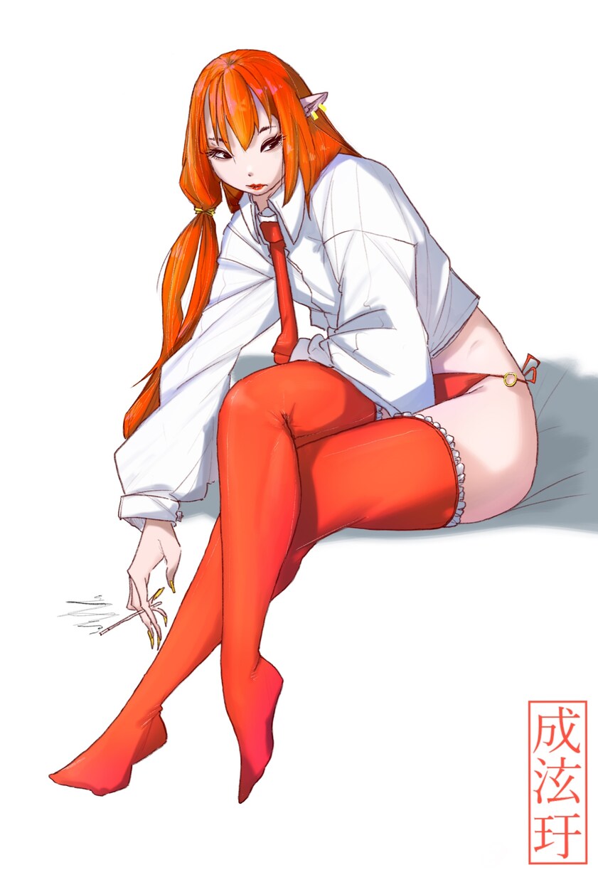 イラストを描きます 角があるキャラクターとか女の子が得意です。 イメージ6
