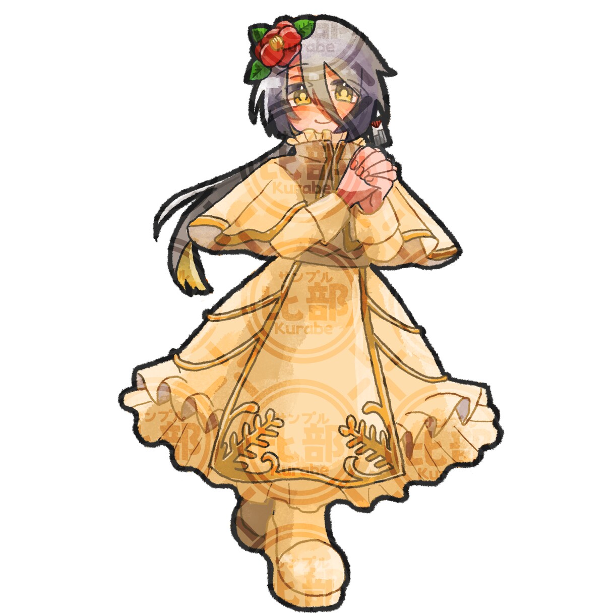 キラキラ可愛い系立ち絵描きます TRPG向け等身低め立ち絵をお求めの方へ！ イメージ3