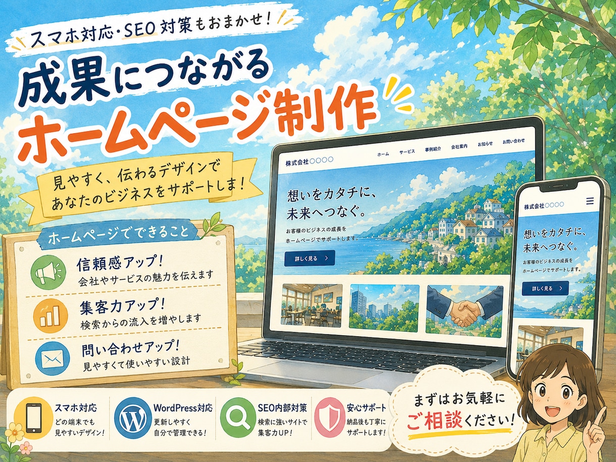 実績作りの為特別価格｜信頼感を高めるHP制作します 集客を意識したホームページ制作 イメージ3