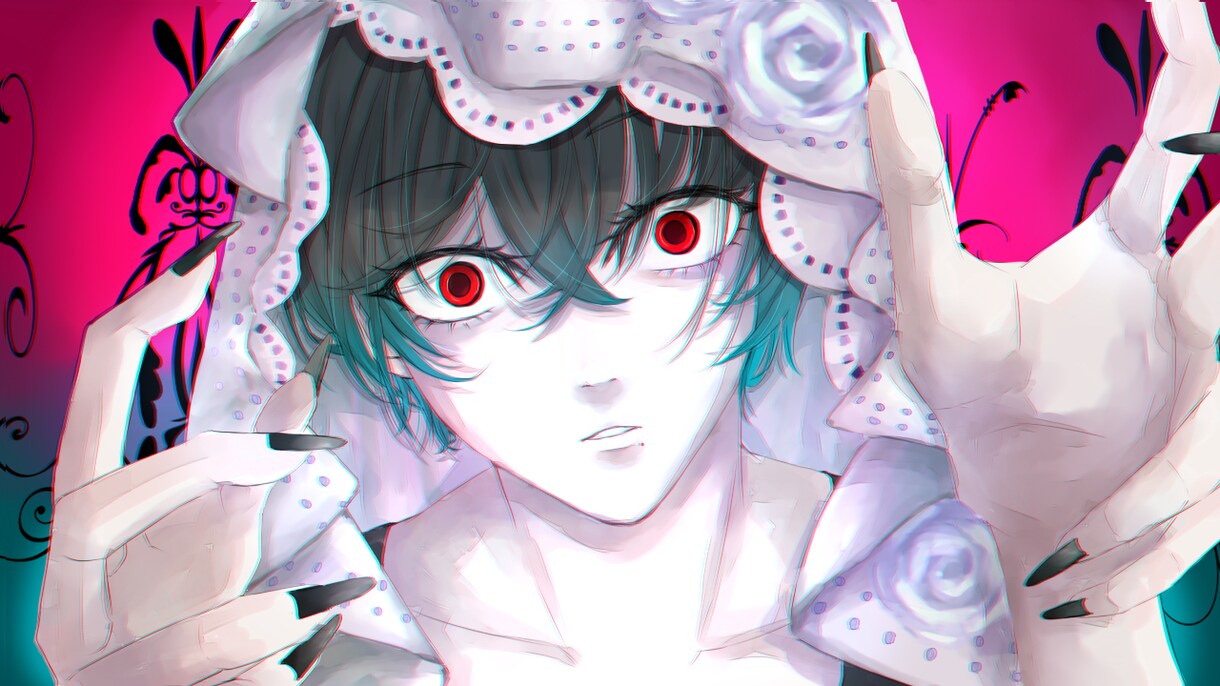 歌ってみた等の動画サムネイルイラスト作成します 歌ってみた等歌い手さんの活動のお手伝いいたします！ イメージ8