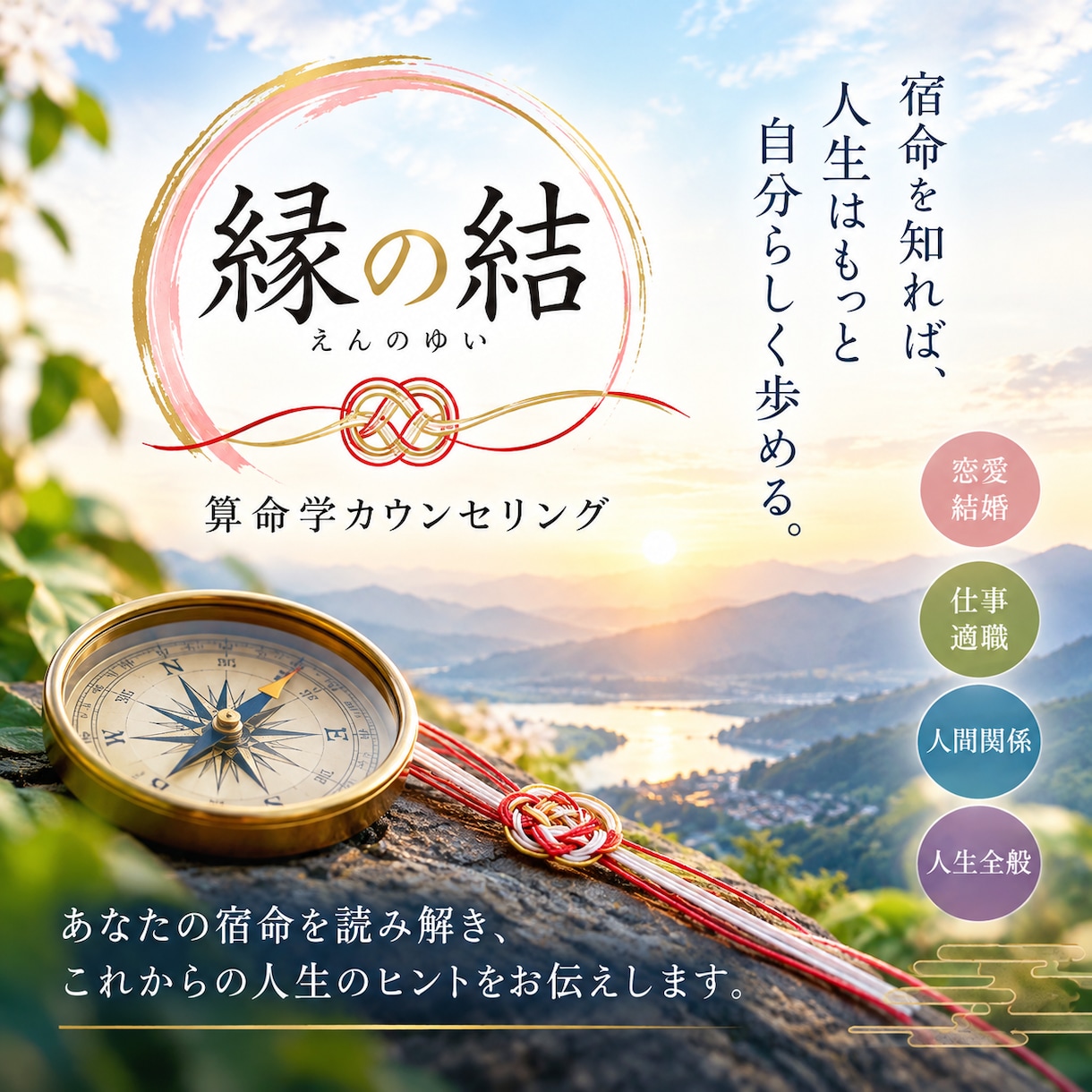 あなたの宿命を読み解き、人生のヒントをお伝えします 宿命を知れば、人生はもっと自分らしく歩める。 イメージ2