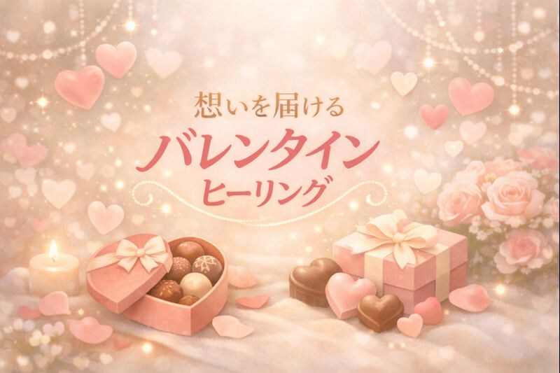 バレンタインに想いを伝えたい方へ✨心と縁を整えます 恋愛成就ヒーリング♡大切な気持ちを安心して伝えるために イメージ1